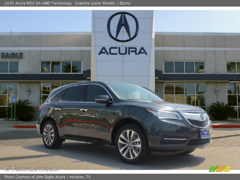 Graphite Luster Metallic / Ebony 2015 Acura MDX SH-AWD Technology