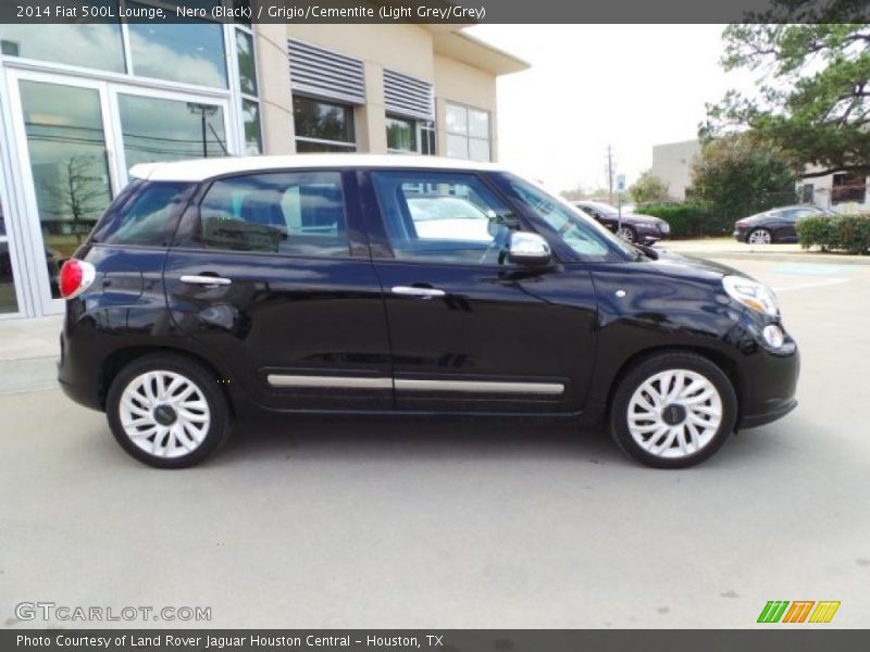 Nero (Black) / Grigio/Cementite (Light Grey/Grey) 2014 Fiat 500L Lounge