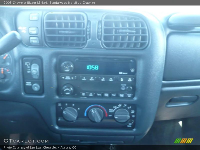 Sandalwood Metallic / Graphite 2003 Chevrolet Blazer LS 4x4