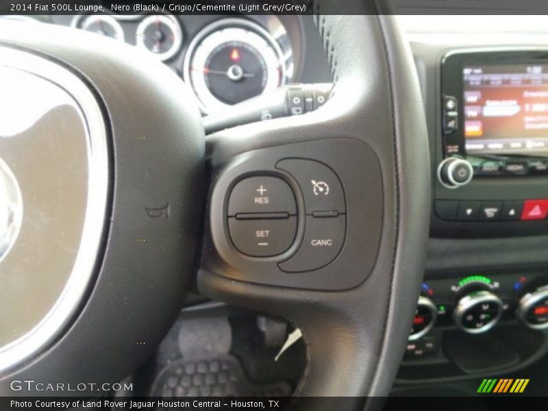 Nero (Black) / Grigio/Cementite (Light Grey/Grey) 2014 Fiat 500L Lounge