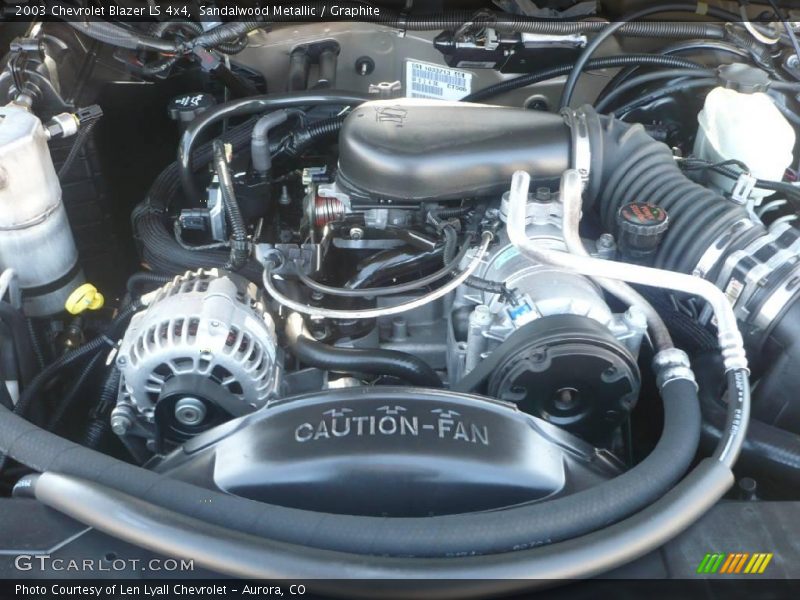 Sandalwood Metallic / Graphite 2003 Chevrolet Blazer LS 4x4