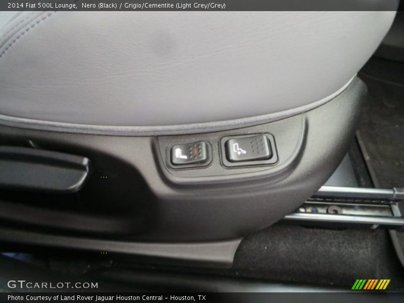 Nero (Black) / Grigio/Cementite (Light Grey/Grey) 2014 Fiat 500L Lounge