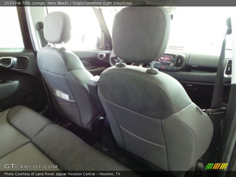 Nero (Black) / Grigio/Cementite (Light Grey/Grey) 2014 Fiat 500L Lounge