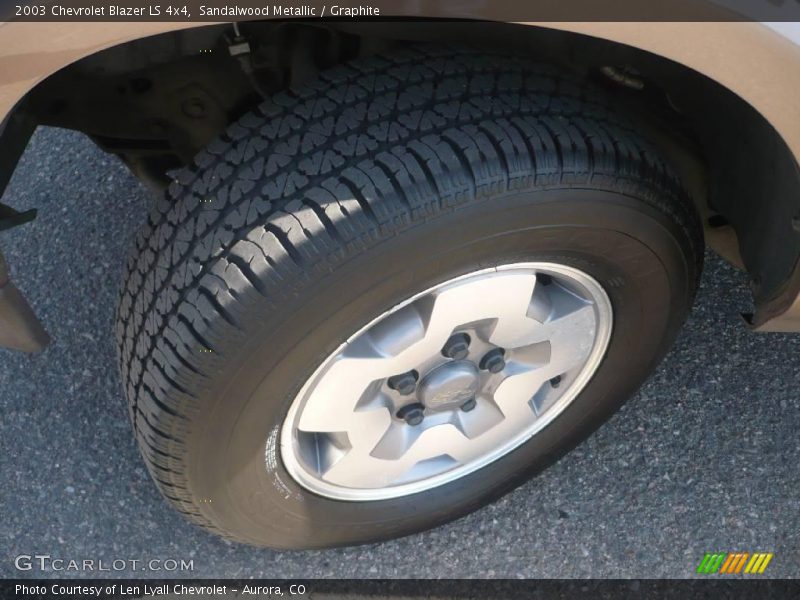 Sandalwood Metallic / Graphite 2003 Chevrolet Blazer LS 4x4
