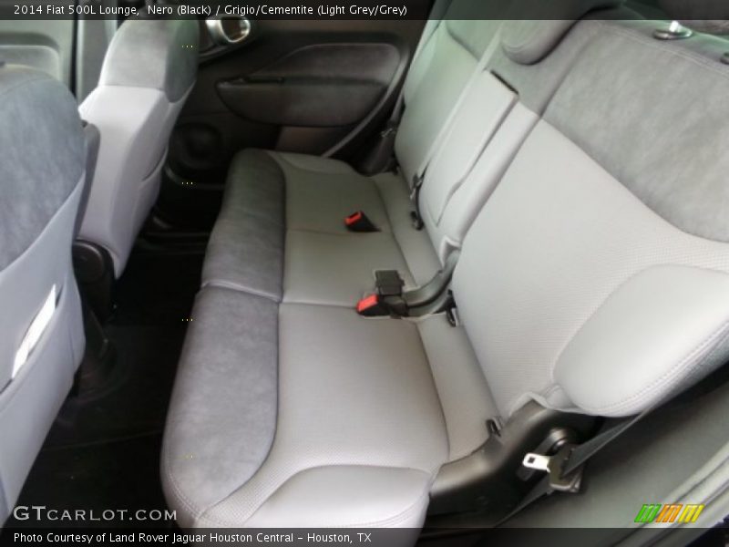 Nero (Black) / Grigio/Cementite (Light Grey/Grey) 2014 Fiat 500L Lounge