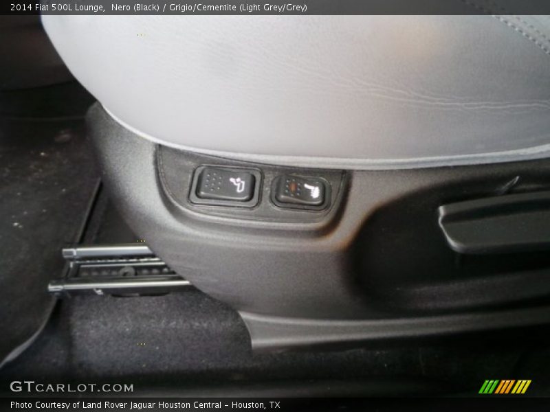 Nero (Black) / Grigio/Cementite (Light Grey/Grey) 2014 Fiat 500L Lounge