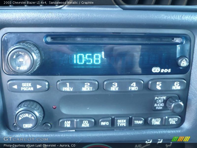 Sandalwood Metallic / Graphite 2003 Chevrolet Blazer LS 4x4