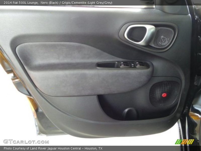 Nero (Black) / Grigio/Cementite (Light Grey/Grey) 2014 Fiat 500L Lounge