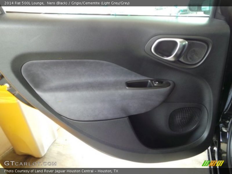 Nero (Black) / Grigio/Cementite (Light Grey/Grey) 2014 Fiat 500L Lounge