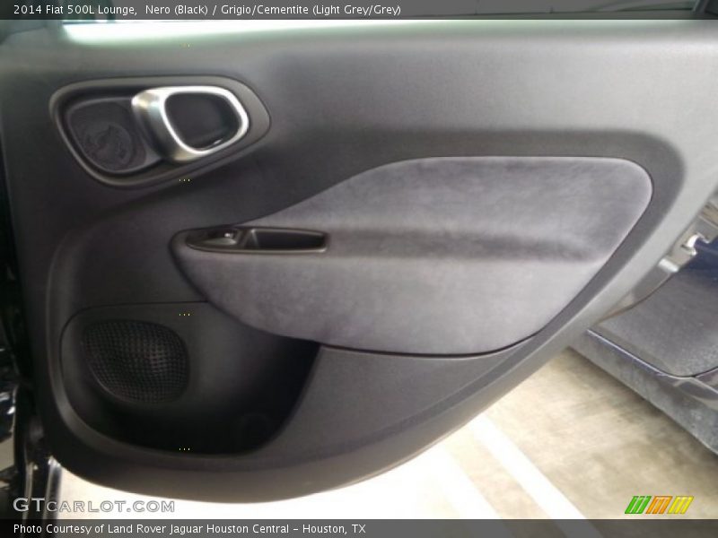 Nero (Black) / Grigio/Cementite (Light Grey/Grey) 2014 Fiat 500L Lounge