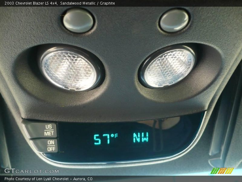 Sandalwood Metallic / Graphite 2003 Chevrolet Blazer LS 4x4