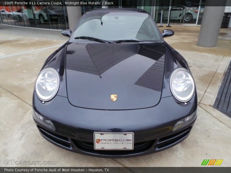 Midnight Blue Metallic / Black 2005 Porsche 911 Carrera Coupe