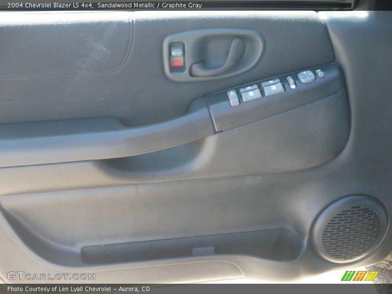 Sandalwood Metallic / Graphite Gray 2004 Chevrolet Blazer LS 4x4