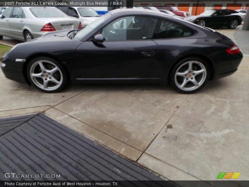 Midnight Blue Metallic / Black 2005 Porsche 911 Carrera Coupe