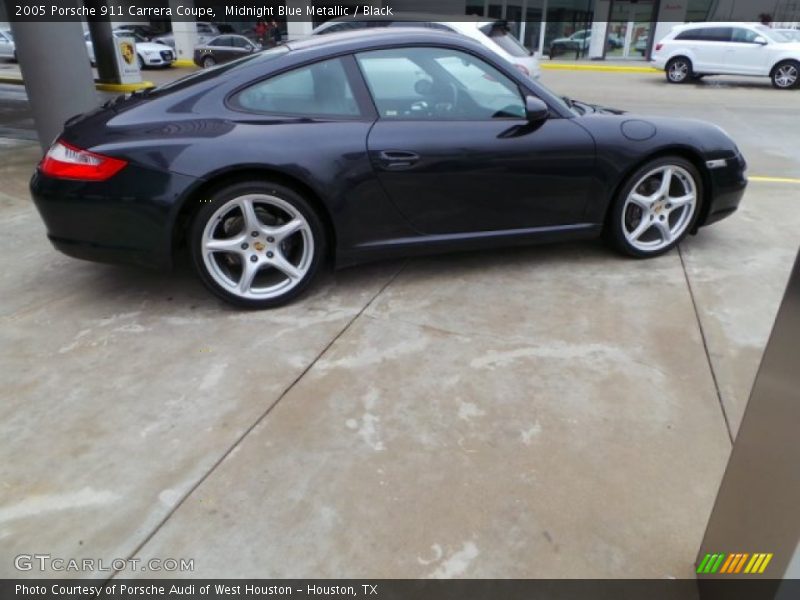 Midnight Blue Metallic / Black 2005 Porsche 911 Carrera Coupe