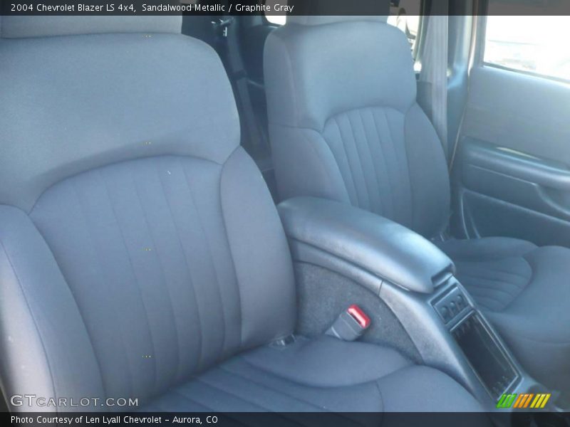 Sandalwood Metallic / Graphite Gray 2004 Chevrolet Blazer LS 4x4