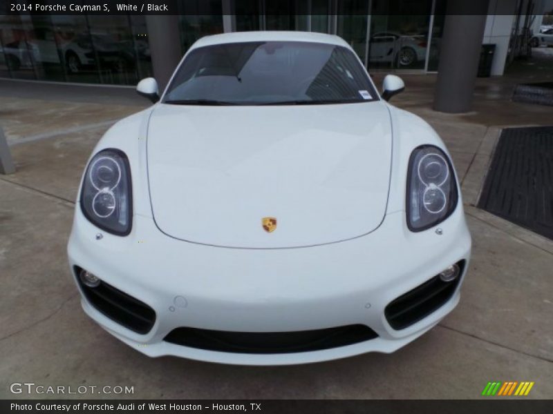 White / Black 2014 Porsche Cayman S