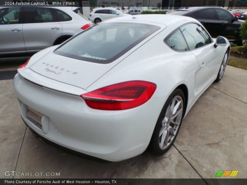 White / Black 2014 Porsche Cayman S