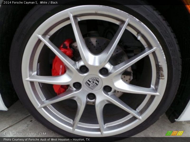 White / Black 2014 Porsche Cayman S