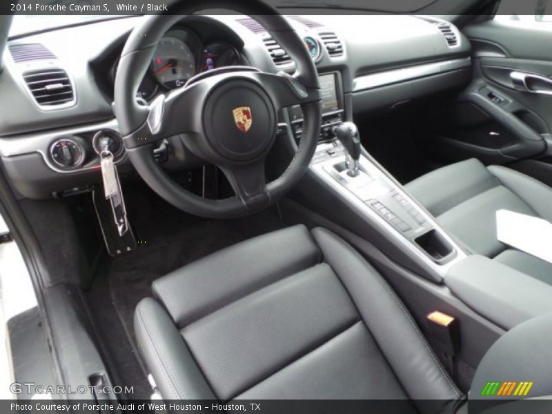  2014 Cayman S Black Interior