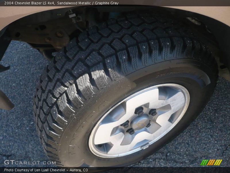 Sandalwood Metallic / Graphite Gray 2004 Chevrolet Blazer LS 4x4