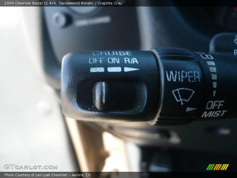 Sandalwood Metallic / Graphite Gray 2004 Chevrolet Blazer LS 4x4