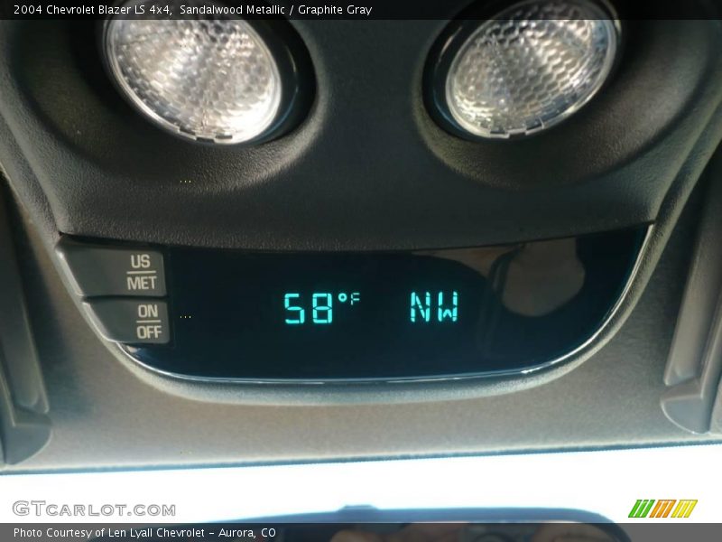 Sandalwood Metallic / Graphite Gray 2004 Chevrolet Blazer LS 4x4