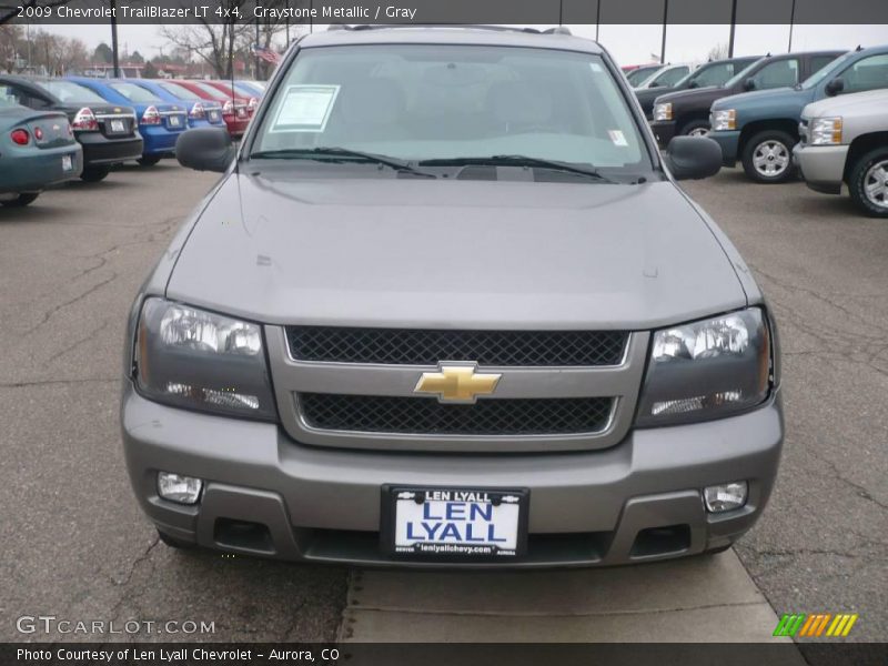 Graystone Metallic / Gray 2009 Chevrolet TrailBlazer LT 4x4