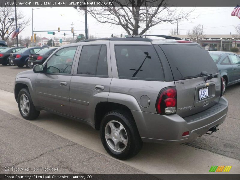 Graystone Metallic / Gray 2009 Chevrolet TrailBlazer LT 4x4