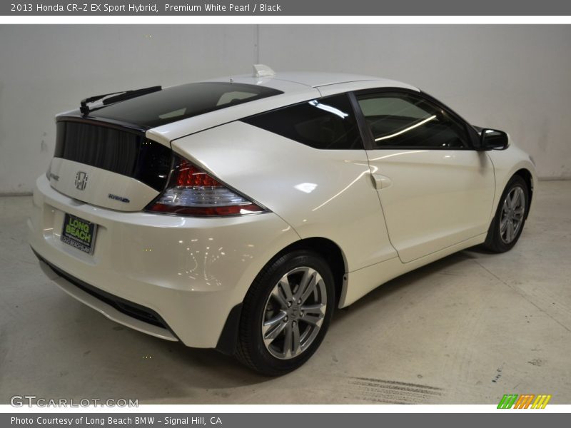 Premium White Pearl / Black 2013 Honda CR-Z EX Sport Hybrid