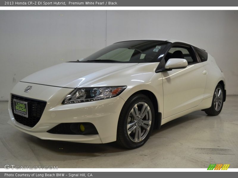 Premium White Pearl / Black 2013 Honda CR-Z EX Sport Hybrid
