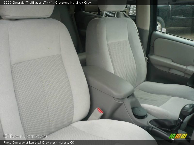 Graystone Metallic / Gray 2009 Chevrolet TrailBlazer LT 4x4