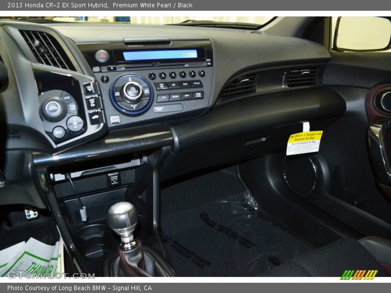 Premium White Pearl / Black 2013 Honda CR-Z EX Sport Hybrid