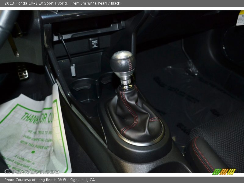 Premium White Pearl / Black 2013 Honda CR-Z EX Sport Hybrid