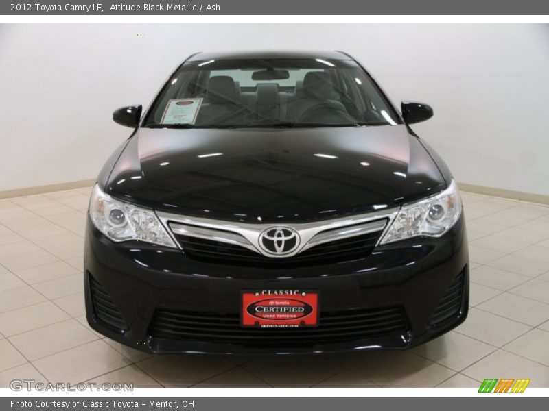 Attitude Black Metallic / Ash 2012 Toyota Camry LE