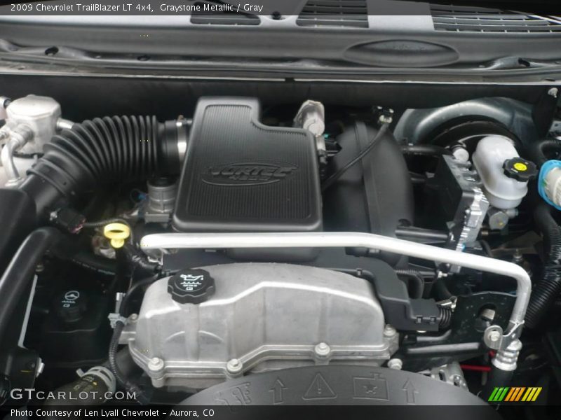 Graystone Metallic / Gray 2009 Chevrolet TrailBlazer LT 4x4