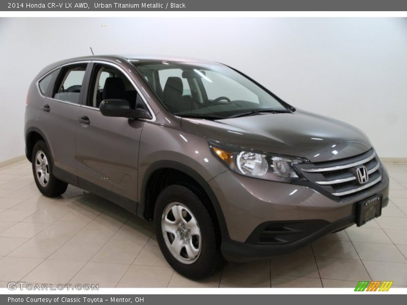 Urban Titanium Metallic / Black 2014 Honda CR-V LX AWD