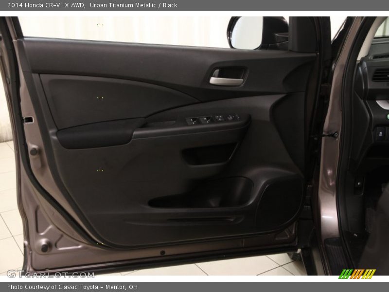 Urban Titanium Metallic / Black 2014 Honda CR-V LX AWD