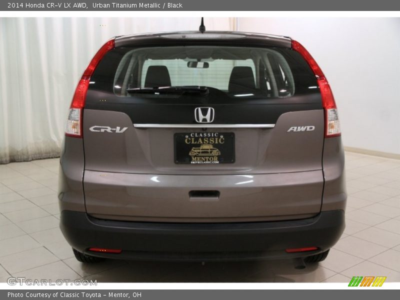 Urban Titanium Metallic / Black 2014 Honda CR-V LX AWD