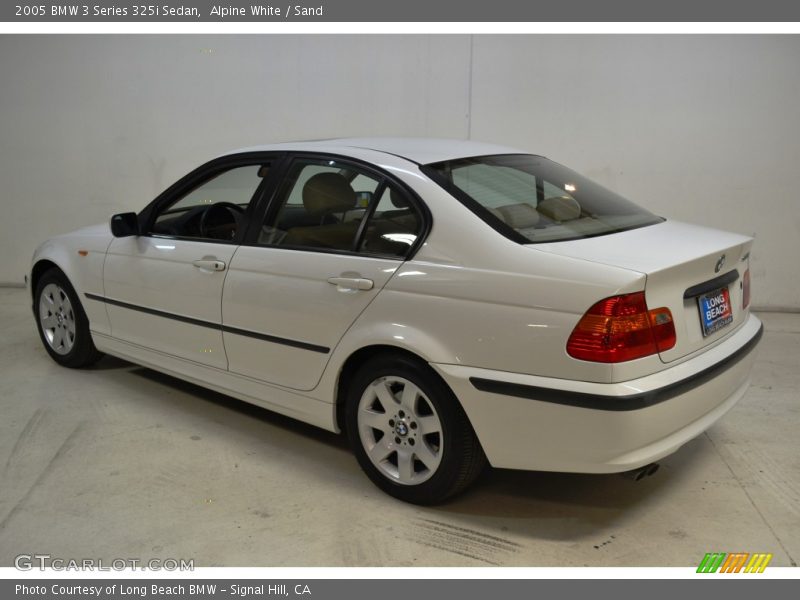 Alpine White / Sand 2005 BMW 3 Series 325i Sedan