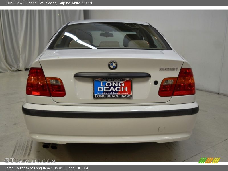 Alpine White / Sand 2005 BMW 3 Series 325i Sedan