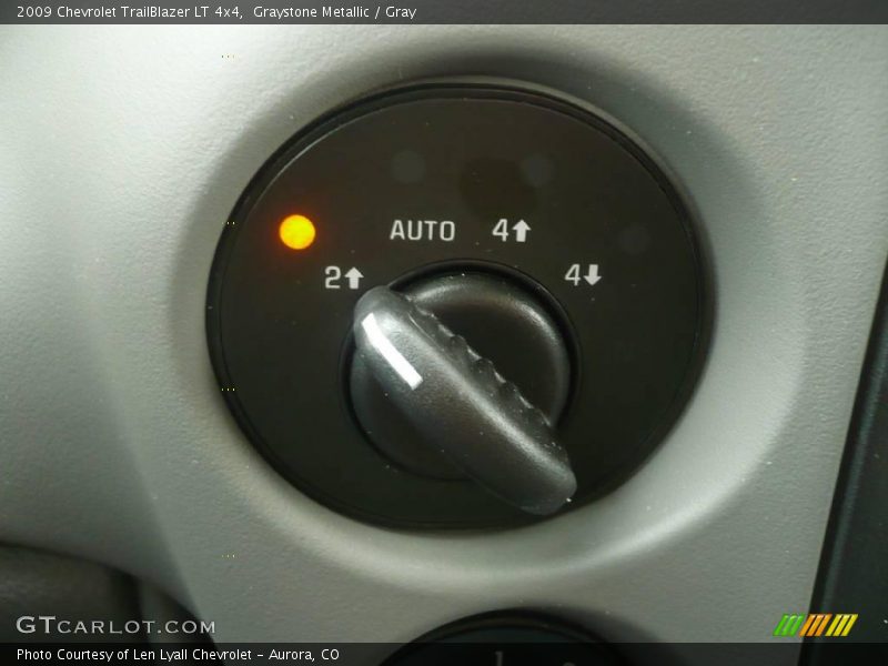 Graystone Metallic / Gray 2009 Chevrolet TrailBlazer LT 4x4