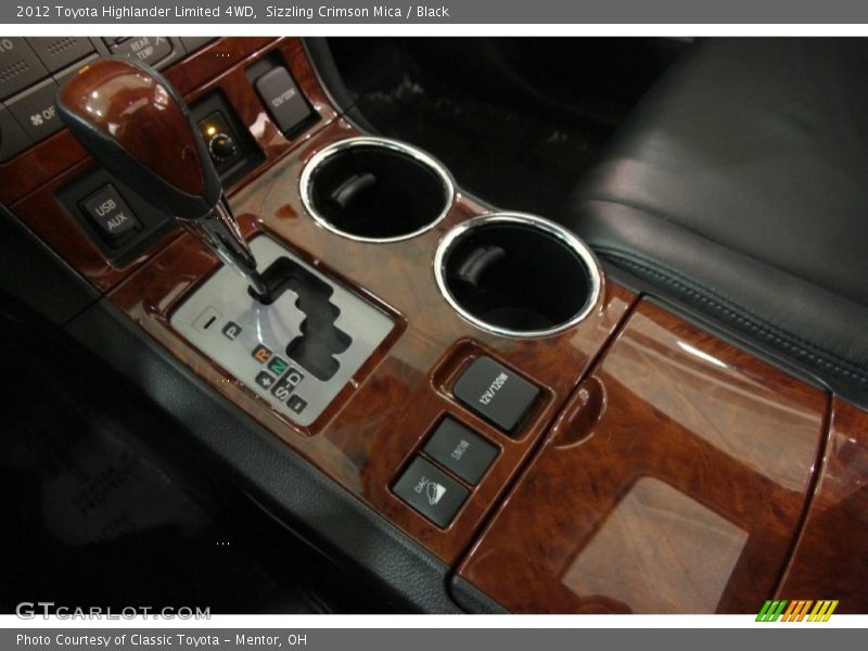  2012 Highlander Limited 4WD 5 Speed ECT-i Automatic Shifter