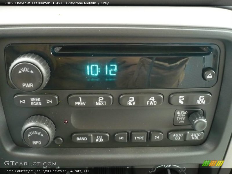 Graystone Metallic / Gray 2009 Chevrolet TrailBlazer LT 4x4