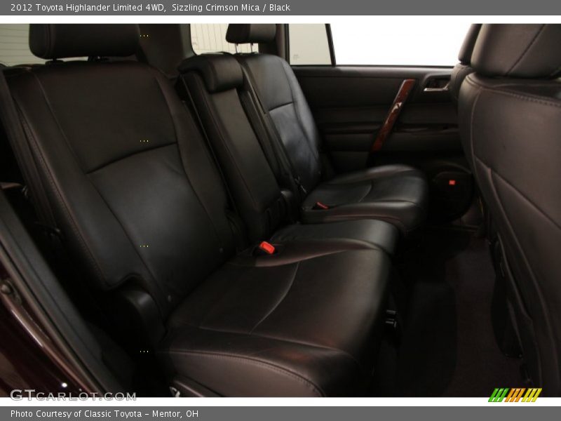 Sizzling Crimson Mica / Black 2012 Toyota Highlander Limited 4WD