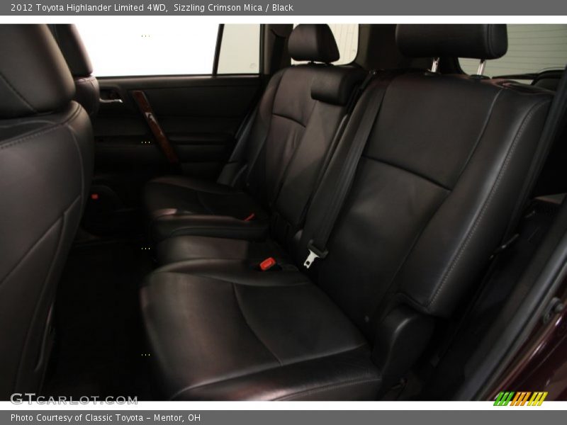Sizzling Crimson Mica / Black 2012 Toyota Highlander Limited 4WD
