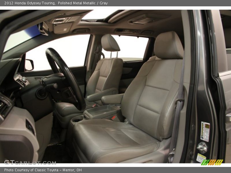 Polished Metal Metallic / Gray 2012 Honda Odyssey Touring