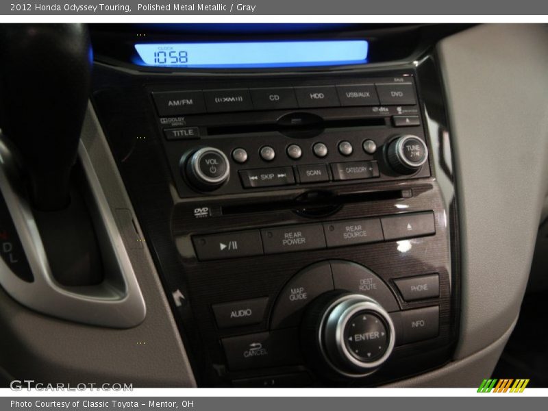 Polished Metal Metallic / Gray 2012 Honda Odyssey Touring