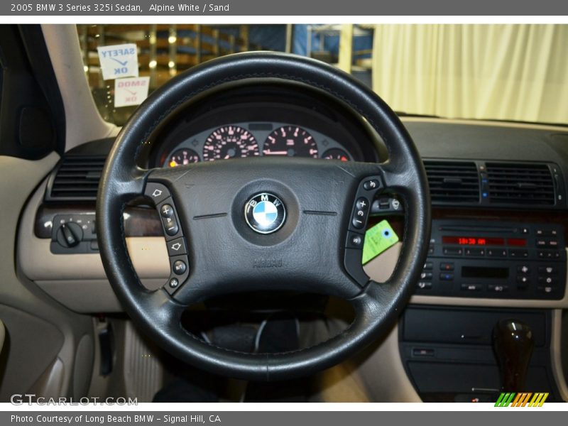 Alpine White / Sand 2005 BMW 3 Series 325i Sedan