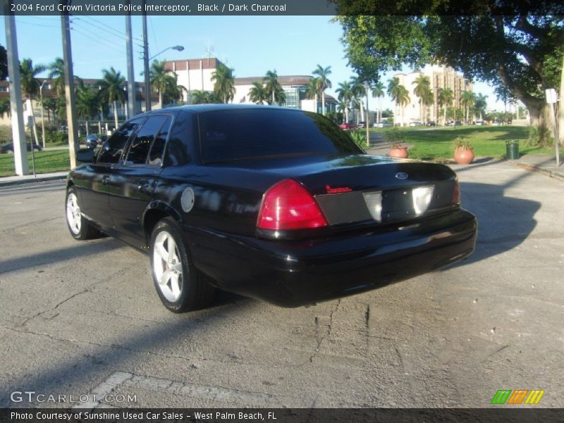 Black / Dark Charcoal 2004 Ford Crown Victoria Police Interceptor